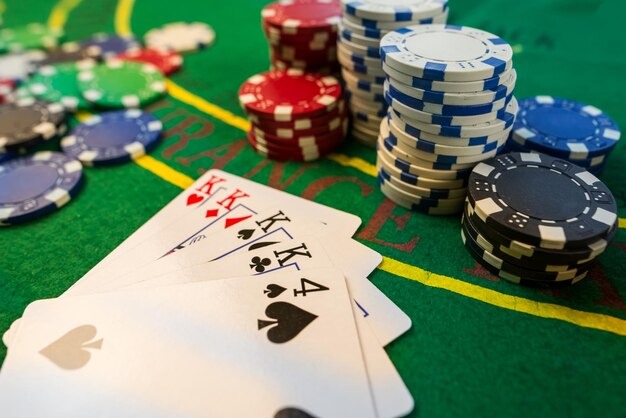 Live dealer poker table with players